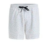 Boardshorts QUIKSILVER "Surfsilk Straight 16", Herren, Gr. M, snow weiß mini chaos, Obermaterial: 92% Microfaser, 8% Elasthan;, Hosen Boardshorts (65292131-M)