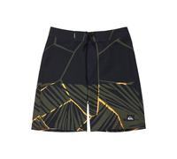 Quiksilver Badeshorts Surfsilk Straight 17" – 16 Jahre – Grape Leaf Natural Block
