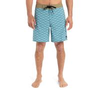 Boardshorts QUIKSILVER "Surfsilk Straight Leg 18"", Herren, Gr. 31(S/M), florever aquifer, bgw6, 88% Polyester, 12% Elasthan, Hosen (96491160-31) florever aquifer, bgw6
