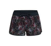 Boardshorts ROXY "Roxy Active", Damen, Gr. XS, grau (anthrazit athletic hibiscus), 55% Polyester, 37% Polyester, 8% Elasthan, Hosen Boardshorts (17404562-XS)