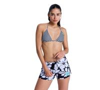 Boardshorts ROXY "To Dye For 3", Damen, Gr. XL, anthrazit the big moe, Obermaterial: 55% Microfaser, 37% Microfaser, 8% Elasthan;, Hosen (21666505-XL) anthrazit the big moe