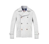 BOB Cabanjacke Herren Reverskragen Woll-Stretch grau, 48 (S)