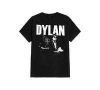 Bob Dylan T-Shirt At Piano Black 2XL