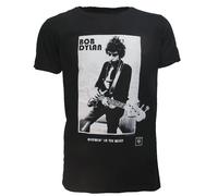 Bob Dylan bläst im Wind T-Shirt | Offizielles Merch S Schwarz