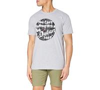 Bob Dylan Herren T-Shirt You Cant Go Wrong, Grau (Grey), XL