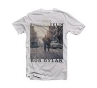 Bob Dylan Unisex Dylts17mw03 T-Shirt, weiß, L