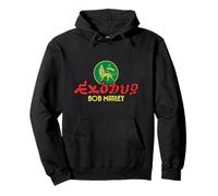 Bob Marley Exodus Löwe, Schwarz Pullover Hoodie