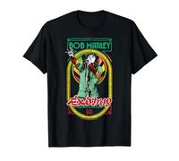 Bob Marley Exodus Singing Reggae T-Shirt, Herren, Schwarz, XL