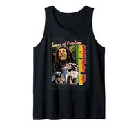 Bob Marley Freedom Vintage Reggae Musik von Rock Off Tank Top