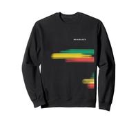 Bob Marley Offizielle Rasta Splatter Stripes Sweatshirt