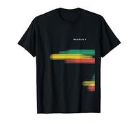 Bob Marley Offizielle Rasta Splatter Stripes T-Shirt