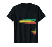Bob Marley Offizieller Rasta-Spritzer T-Shirt, Unisex Erwachsene, Schwarz, S