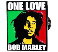 Bob Marley One Love Pin Badge One Size