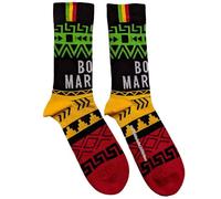 Bob Marley Socken Press Play Nue offiziell Unisex Schwarz Ankle (UK SIZE 7-11) UK Size 7-11
