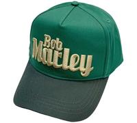 Bob Marley Text Logo Baseball Cap One Size