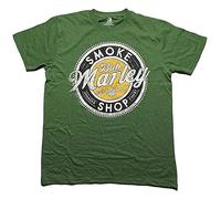 Bob Marley Unisex Jamaica's Finest Logo Offizielles Grün T-Shirt, L