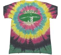 Bob Marley Unisex T Shirt Exodus Oval Logo Official Unisex Tie Dye Black T-Shirt, Black,