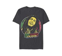 Amplified Unisex T-Shirt Bob Marley – Will You Be Loved – 100% Baumwolle – Grau S