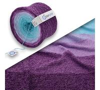 Bobbel 100% Baumwolle, Farbverlaufsgarn 235g 4-fädig 1000m zum Stricken und Häkeln, Garn, Wolle, Yarn for knitting and crocheting (CO-200007-SV)