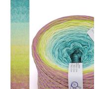 Bobbel Farbverlaufsgarn 3-, 4-, oder 5-fädig Strick und Häkelgarn (3-fädig 850m, Serenade - 266)