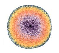 Bobbel, Farbverlaufsgarn, gezwirnt, 50% Baumwolle/50% Polyamid, 1000 m LL / 250 g. (05)