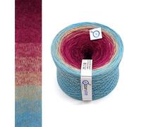 BOBBEL Sondereditionen, Farbverlaufsgarn 267g 4-fädig 1000m zum Stricken und Häkeln (Aura - 223)