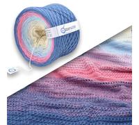 BOBBEL Sondereditionen, Farbverlaufsgarn 267g 4-fädig 1000m zum Stricken und Häkeln, Garn, Wolle, Yarn for knitting and crocheting (Morgendämmerung - 078)