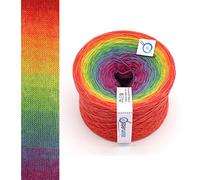 BOBBEL Sondereditionen, Farbverlaufsgarn 267g 4-fädig 1000m zum Stricken und Häkeln (Summer Rainbow - 200)