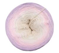 Bobbel Wolle Sanfter Engel - Farbverlaufsgarn 3-fach - 4-fach - 5-fach - Länge wählbar - Häkelgarn Strickgarn Verlauf (Sanfter Engel - Lavendel außen, 3fach - 400g/2000m)