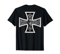 Bobber East Side Skull Biker Motorrad Custom Design T-Shirt