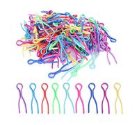 Bobbin Thread Clamp 120 Stück Kunststoff Clips, Bunte Garnhalter für Nähen und Stickerei - Ordnung Halten, Verheddern Verhindern, Vielseitig Einsetzbar