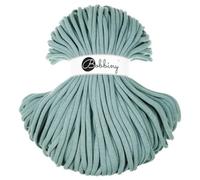 BOBBINY 9mm Jumbo Flechtkordel 1200 g Garn Makramee 50 Farben 100 m, Farbe:Duck Egg Blue