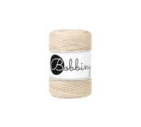 Bobbiny Baby Makramee-Schnur, 1,5 mm, einlagig, warmes Beige, 100 m