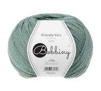 Bobbiny Freundliches Garn 100% recycelte Baumwolle zum Stricken Amigurumi Makramee Häkeln ∼200 m (Lorrel)