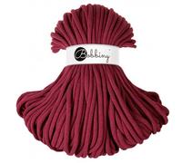 Bobbiny Geflochtene Makramee-Schnur, Jumbo, 9 mm, Weinrot