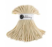 Bobbiny - Hochwertige 5mm Seile - 100m Garn - 100% Baumwolle - Natur (Natur)