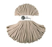 Bobbiny Jumbo 9 mm Rope-Garn 100 m Kordel (Beige)