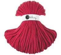 Bobbiny Jumbo Makramee-Schnur, geflochten, 9 mm, klassisches Rot, 100 m