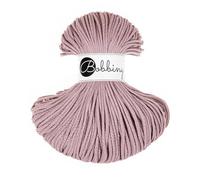 Bobbiny Junior 3 mm geflochtene Makramee-Schnur (malve) 100 m