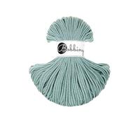 Bobbiny Junior Baumwoll-Flechtschnur - 3mm x 100m - Vielseitige Makramee-Kordel für Stricken, Weben, DIY-Basteln und Heimdekoration - Hochwertige Bunte Bastelschnur - Duck Egg Blue