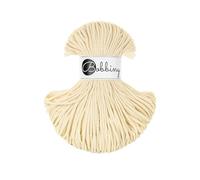 Bobbiny Baumwoll-Flechtschnur Junior - 3 mm x 100 m - Makramee-Kordel, Butter Yellow