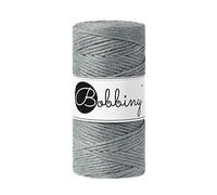 Bobbiny Macrame Cords 3 mm - 100 m - 100% Baumwolle (Steel)