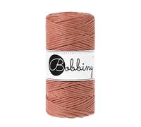 Bobbiny Macrame Cords 3 mm - 100 m - 100% Baumwolle (Terracotta)