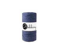 Bobbiny Macrame Cords 3 mm 3fach gedreht - 100 m Wahl (Jeans)