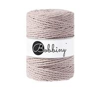 Bobbiny Macrame Cords 3 mm 3fach gedreht - 100 m Wahl (Pearl)