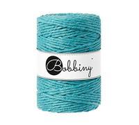 Bobbiny Macrame Cords 5mm - 100m Auswahl (Blaugrün)