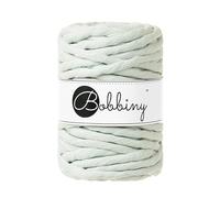 Bobbiny Macrame Cords 9 mm - 30 m - 630 g 100% Baumwolle (Milky Green)