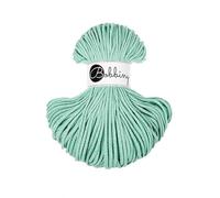 Bobbiny Makramee Baumwoll-Flechtkordel - 3mm x 100m - Vielseitige Makramee-Kordel für Stricken, Weben, DIY-Basteln und Heimdekoration - Hochwertige Bunte Bastelschnur - Jelly Mint