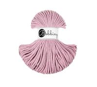 Bobbiny Makramee Baumwoll-Flechtkordel - 3mm x 100m - Vielseitige Makramee-Kordel für Stricken, Weben, DIY-Basteln und Heimdekoration - Hochwertige Bunte Bastelschnur - Dusty Rose