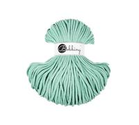 Bobbiny Makramee Baumwoll-Flechtkordel - 5mm x 100m - Vielseitige Makramee-Kordel für Stricken, Weben, DIY-Basteln und Heimdekoration - Hochwertige Bunte Bastelschnur - Jelly Mint